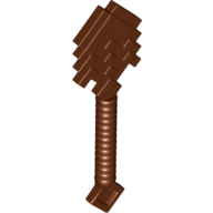 Lego lopatka Minecraft, červeno hnědá (6093630)